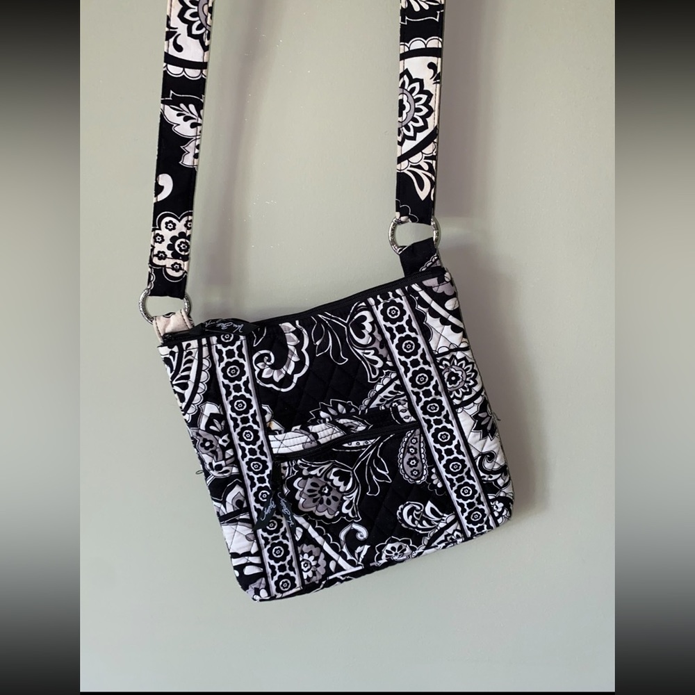 Vera Bradley Black & White Crossbody Purse